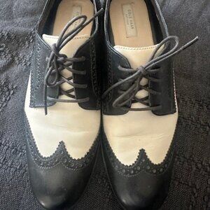 Cole Haan Wing Tip Saddle Shoes